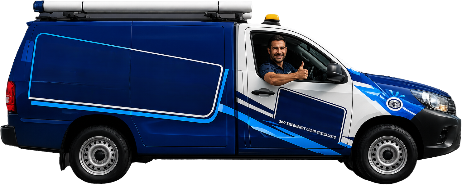 East Hills Blocked Drains service van
